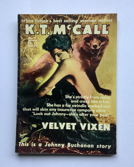 1957 VELVET VIXEN Australian Pulp Fiction book K.T. McCall